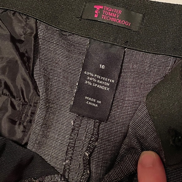 Tighter Tummy Technology shades of black slacks - Picture 8 of 8